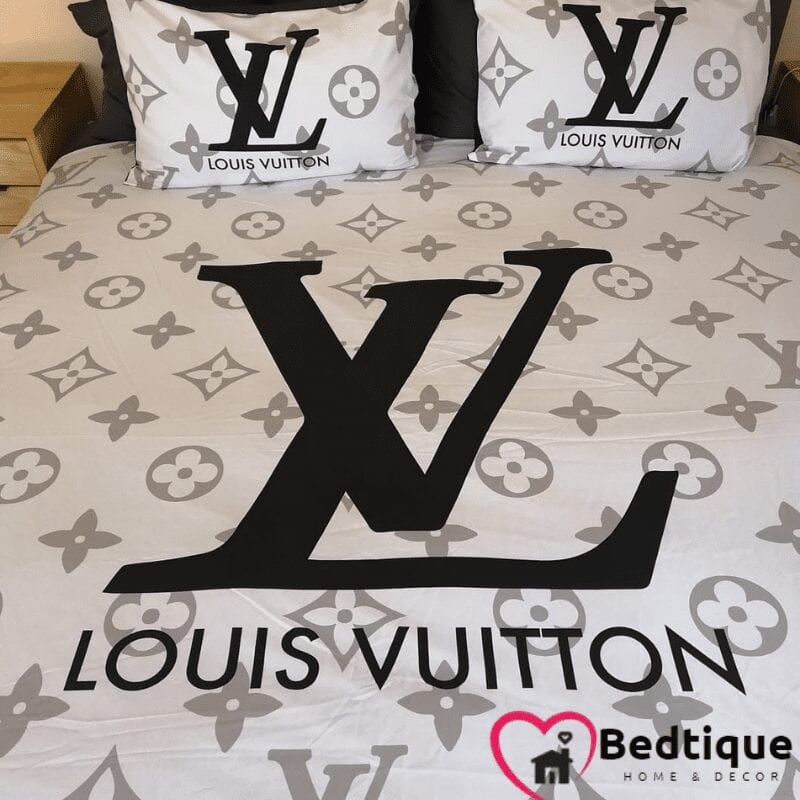 Louis Vuitton Marble Background Bedroom Duvet Cover Louis Vuitton