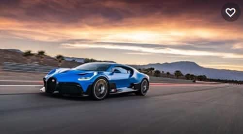 Blue Bugatti Divo Duvet Cover Set