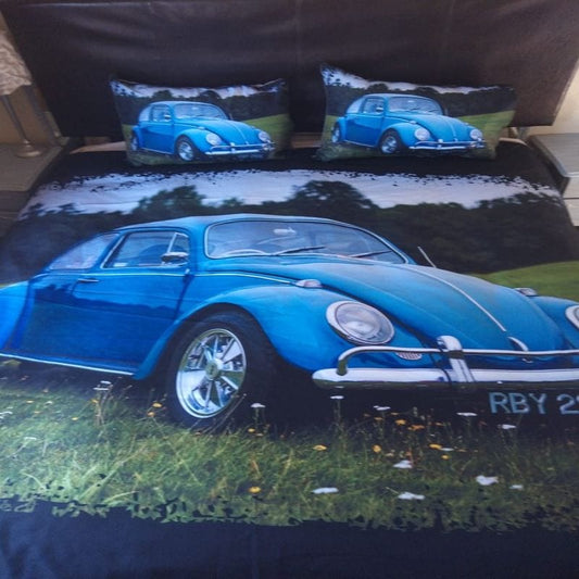 Timeless Elegance VW Beetle Duvet Cover Set