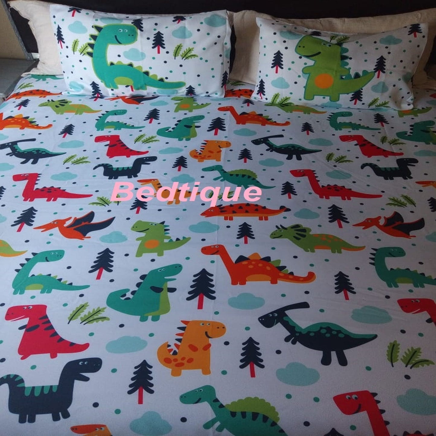 Dinosaur Duvet Cover Set  - Custom Print