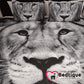 Lion Head Duvet Cover Set