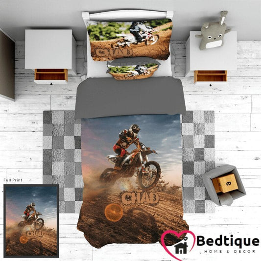 Off-Road Motorbike Duvet Cover Set
